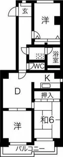 メゾン・ド・ラステア【5階】の間取り