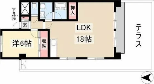 大曽根東マンション【1階】の間取り
