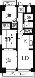 リバティビルディング【3階】の間取り