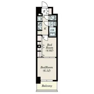 S-RESIDENCE六番町【2階】の間取り