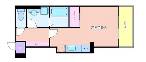 セジュールたまで【305号室】の間取り