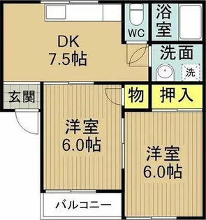池田ハイツ 88【205号室】の間取り