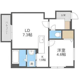 Levante元町【2階】の間取り