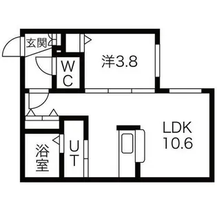 PARK EAST RESIDENCE【1階】の間取り