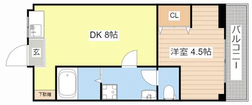 Precious One【105号室】の間取り