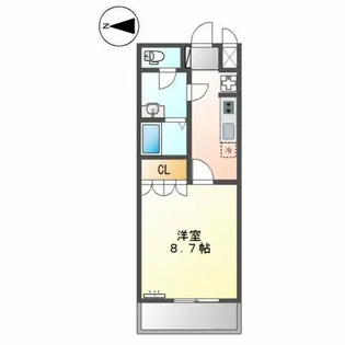 ルミナス松山【2階】の間取り