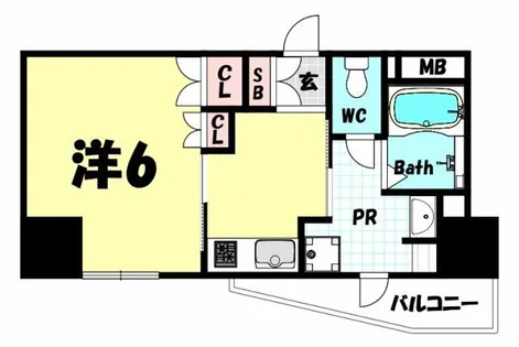 神戸元町Noah【2階】の間取り