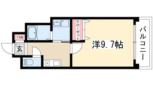 音羽壱番館ISSHA【402号室】の間取り