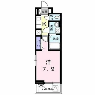 ブレヴィエⅠ【3階】の間取り