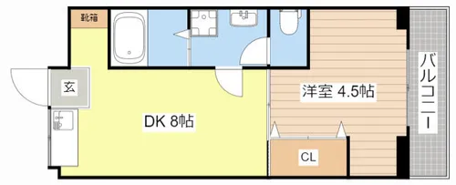 Precious One【107号室】の間取り