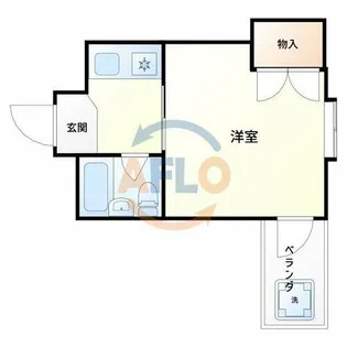 山田マンション【4階】の間取り