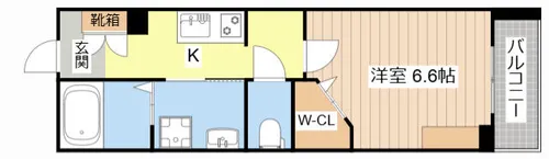 シャーメゾンSIRENA【0306号室】の間取り