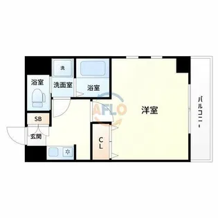 フェアリーコート歌島橋【9階】の間取り