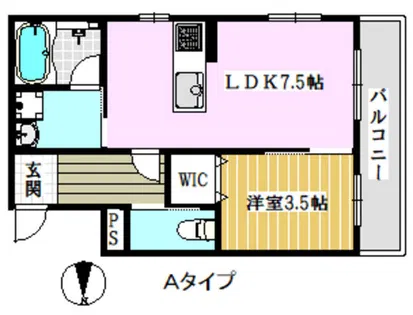 プルミエ京口【2階】の間取り