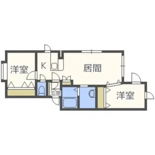 Landautopm46【101号室】の間取り