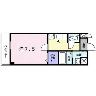 シャルマントゥール【2階】の間取り