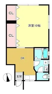 フレンド【102号室】の間取り