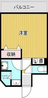 サウスイン大学前【2階】の間取り