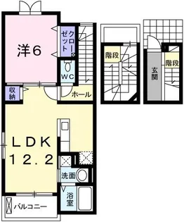 サンフラワー【3階】の間取り