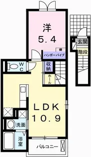 サンフラワー【2階】の間取り