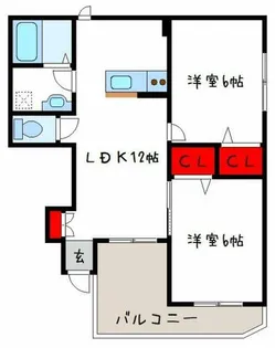 サンパティオ【1階】の間取り