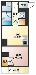 フューチャー本町【5階】の間取り