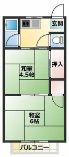 グランコート加美東【2階】の間取り
