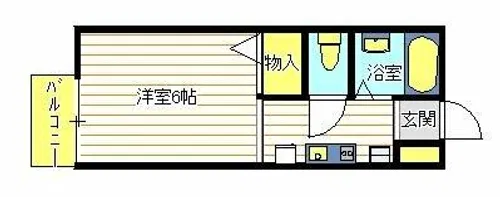 プリシェール中津【2階】の間取り
