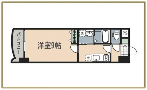 ロイヤルノースナイン【6階】の間取り