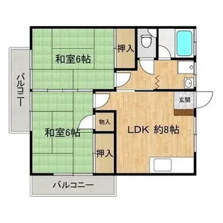 コーポ松本【201号室】の間取り