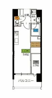 ベイグランデ【5階】の間取り