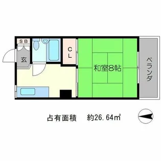 コーポサンプラザ【3階】の間取り