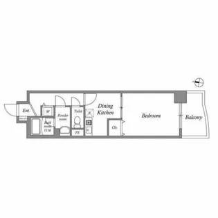 グランシャリオ名駅南【3階】の間取り