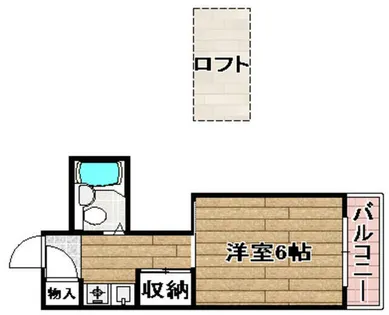 ハイツ江東3【2階】の間取り