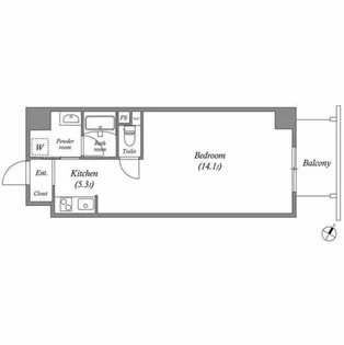 T’s Residence Nagoya【5階】の間取り