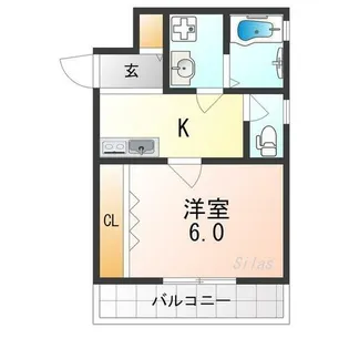 大阪府豊中市曽根東町5丁目【アパート】の間取り