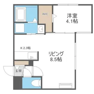 カーサエーティー豊平公園サード(casa AT豊平公園3rd)【3階】の間取り