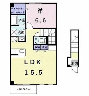 大阪府和泉市阪本町【マンション】の間取り