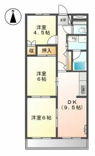 アムール【3階】の間取り