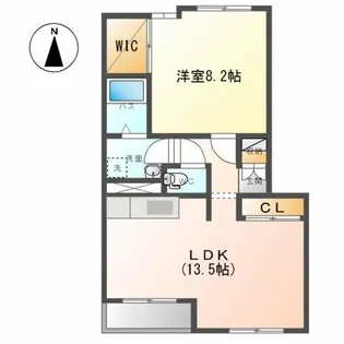 レインボーハイム【2階】の間取り