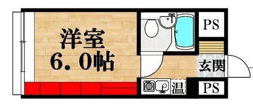 メネダス【2階】の間取り