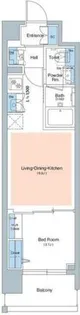 アーバネックス難波WEST【4階】の間取り