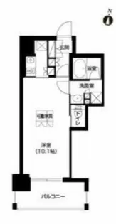 アーバネックス北浜【3階】の間取り