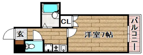 ビアンヌール川西【3階】の間取り