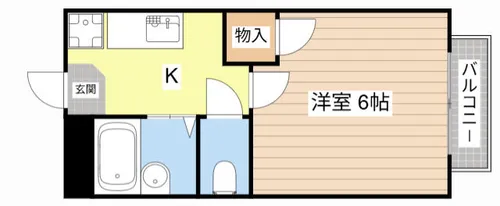 マリーベルハイツI【105号室】の間取り