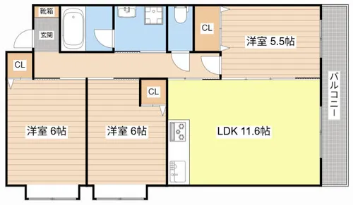 ロイヤルグランデ東陽【4階】の間取り
