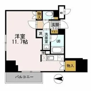 カスタリア栄【3階】の間取り