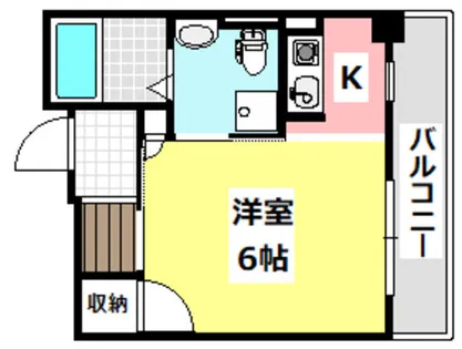 ルーエハイム千里丘【303号室】の間取り