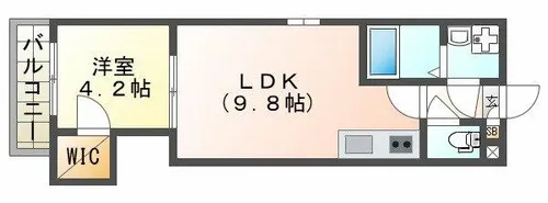 ジーメゾン明石魚住ハミルカ【1階】の間取り