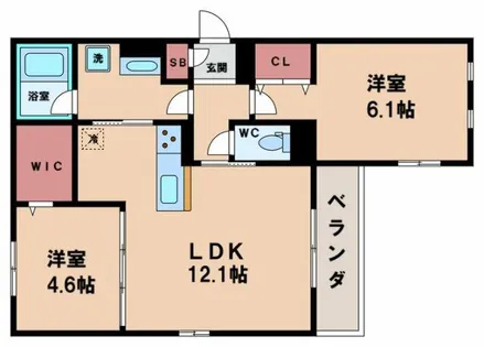 ミュゼリオ【2階】の間取り